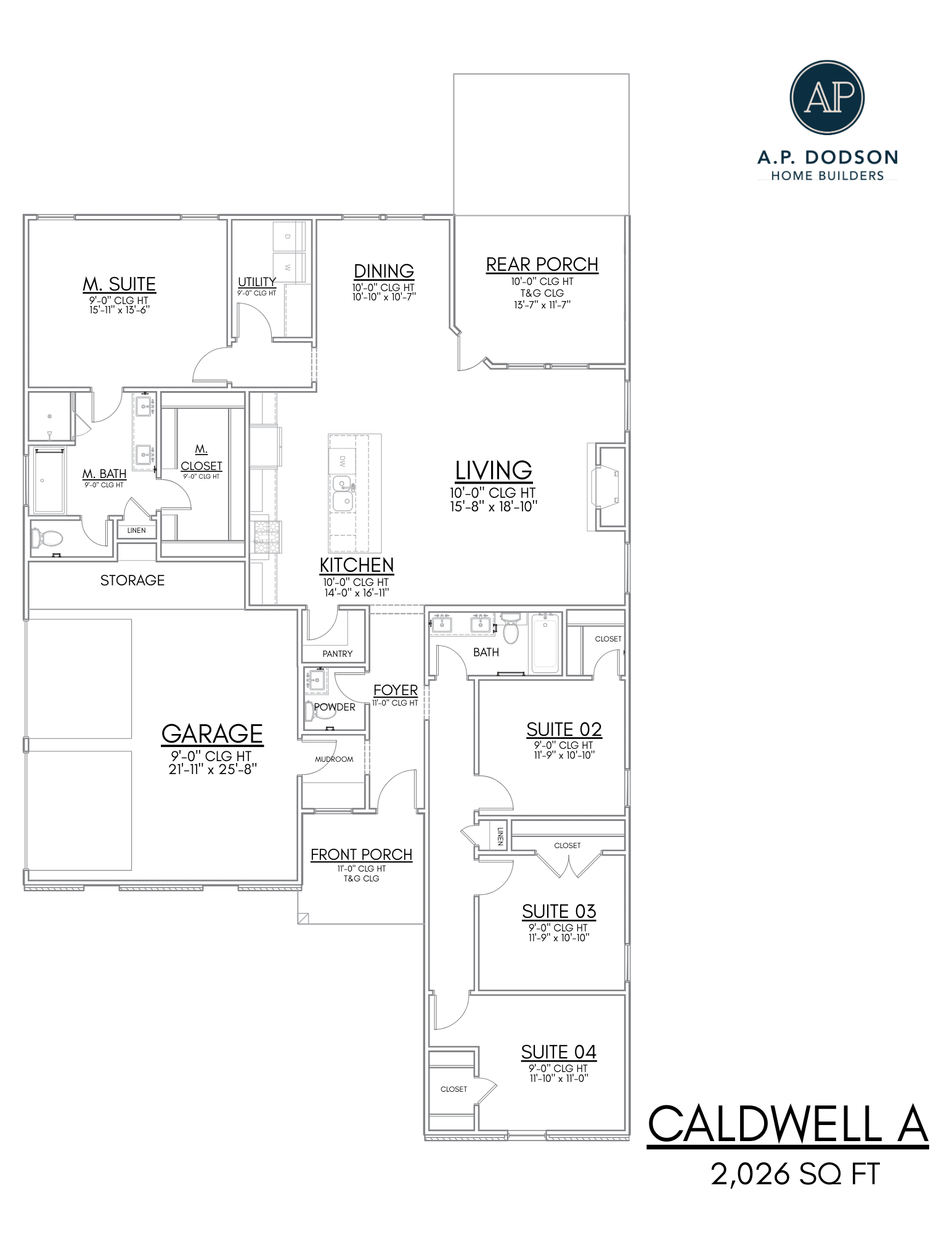 CALDWELL A FLOORPLAN
