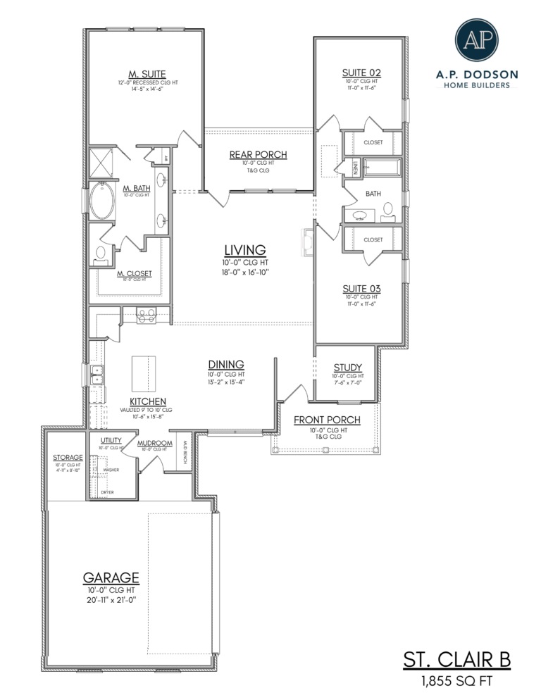 ST. CLAIR B FLOORPLAN
