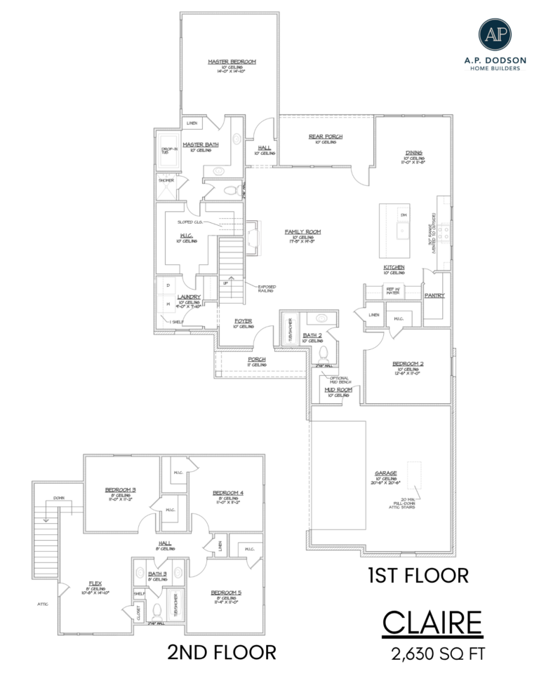 CLAIRE (ATWATER) FLOORPLAN
